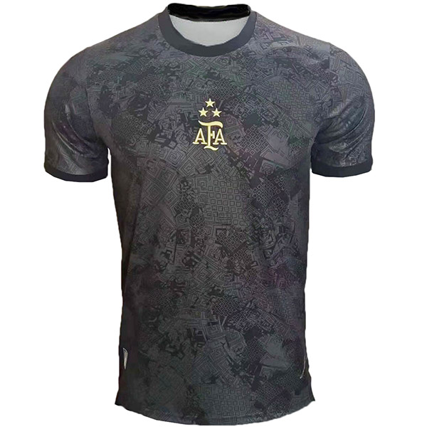 Argentina special jersey black uniform men's soccer kit football sport t-shirt 2022-2023